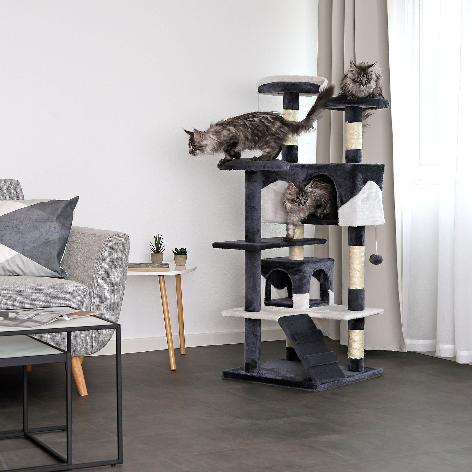 Katzenkratzbaum Höhe 130 cm