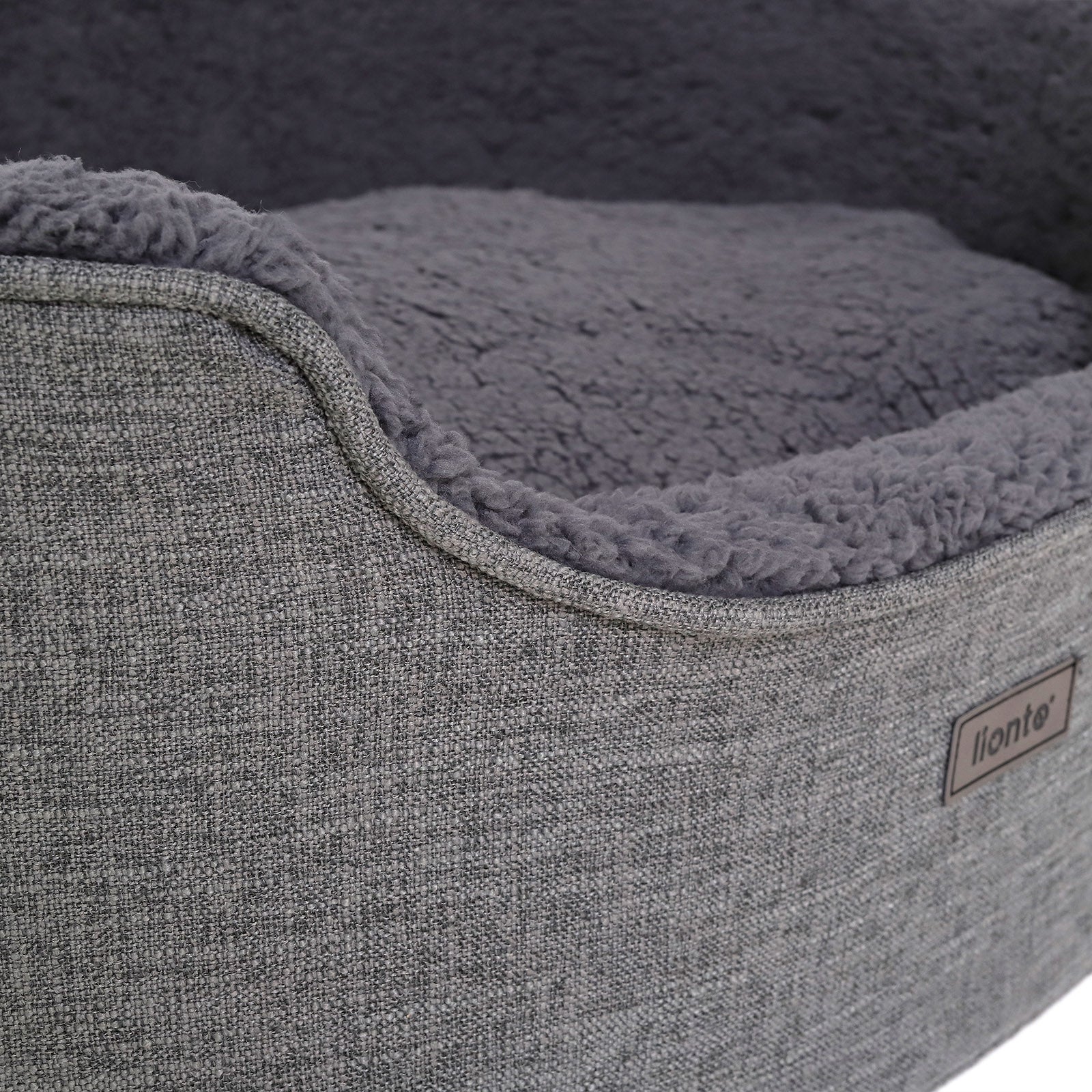 Waschbares Katzenbett mit Plüsch