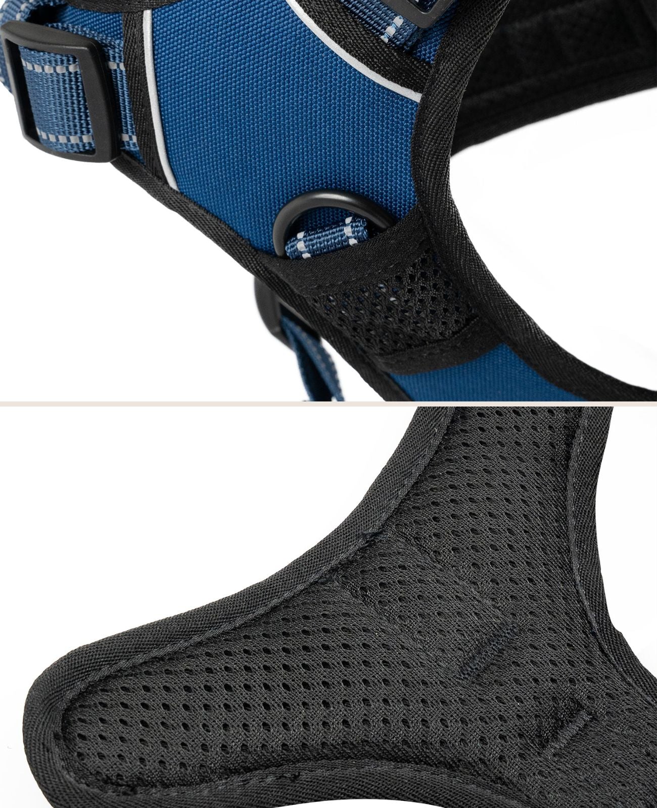 luftdurchlässige Polsterung des Geschirrs