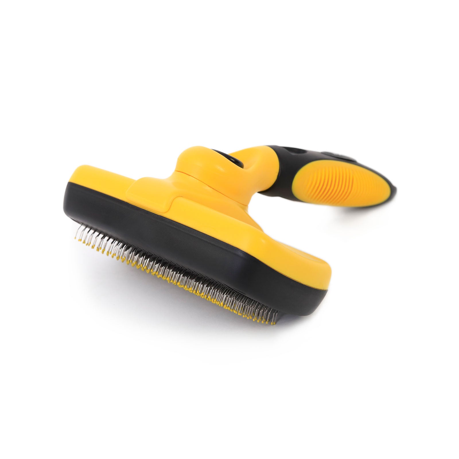 selbstreinigende Zupfbürste mit breitem Kopf zur Entfernung von Knoten, Schmutz und losen Haaren