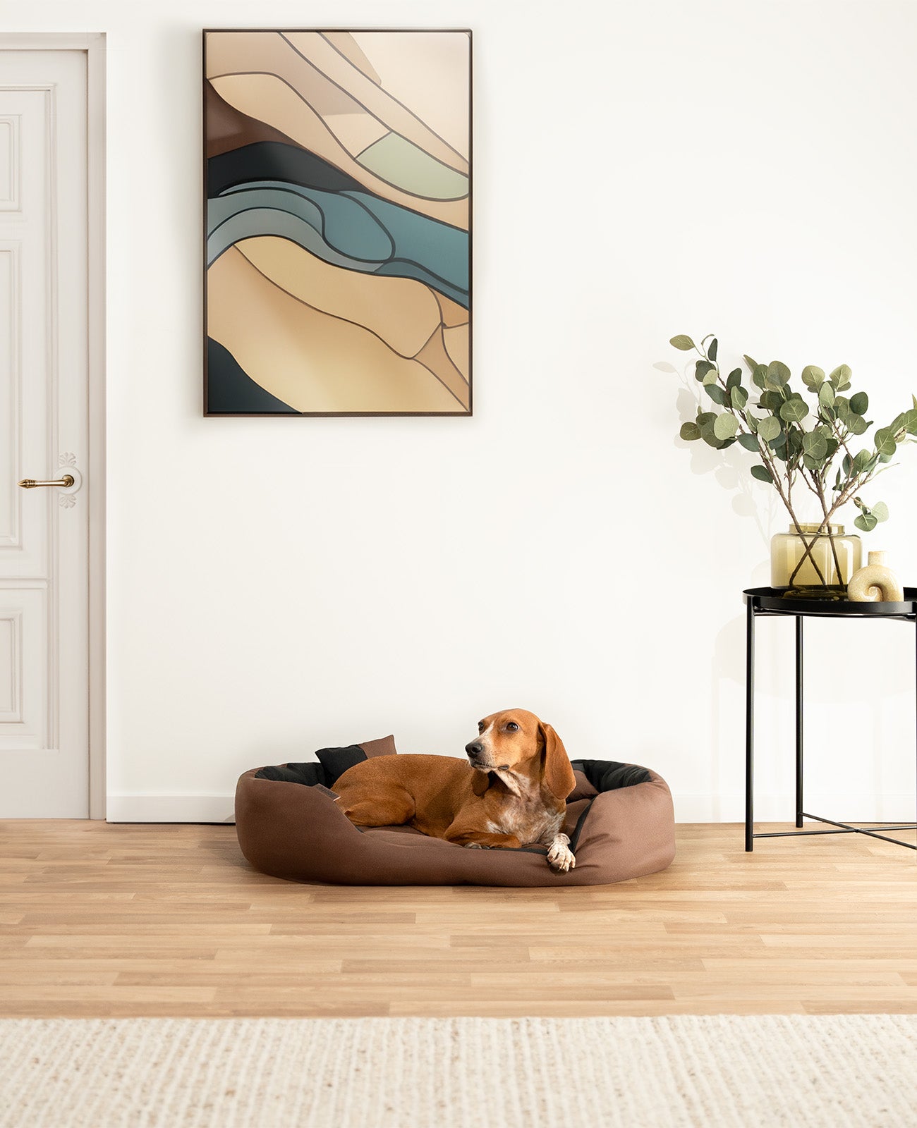 4-in-1 Hundebett mit Wendekissen