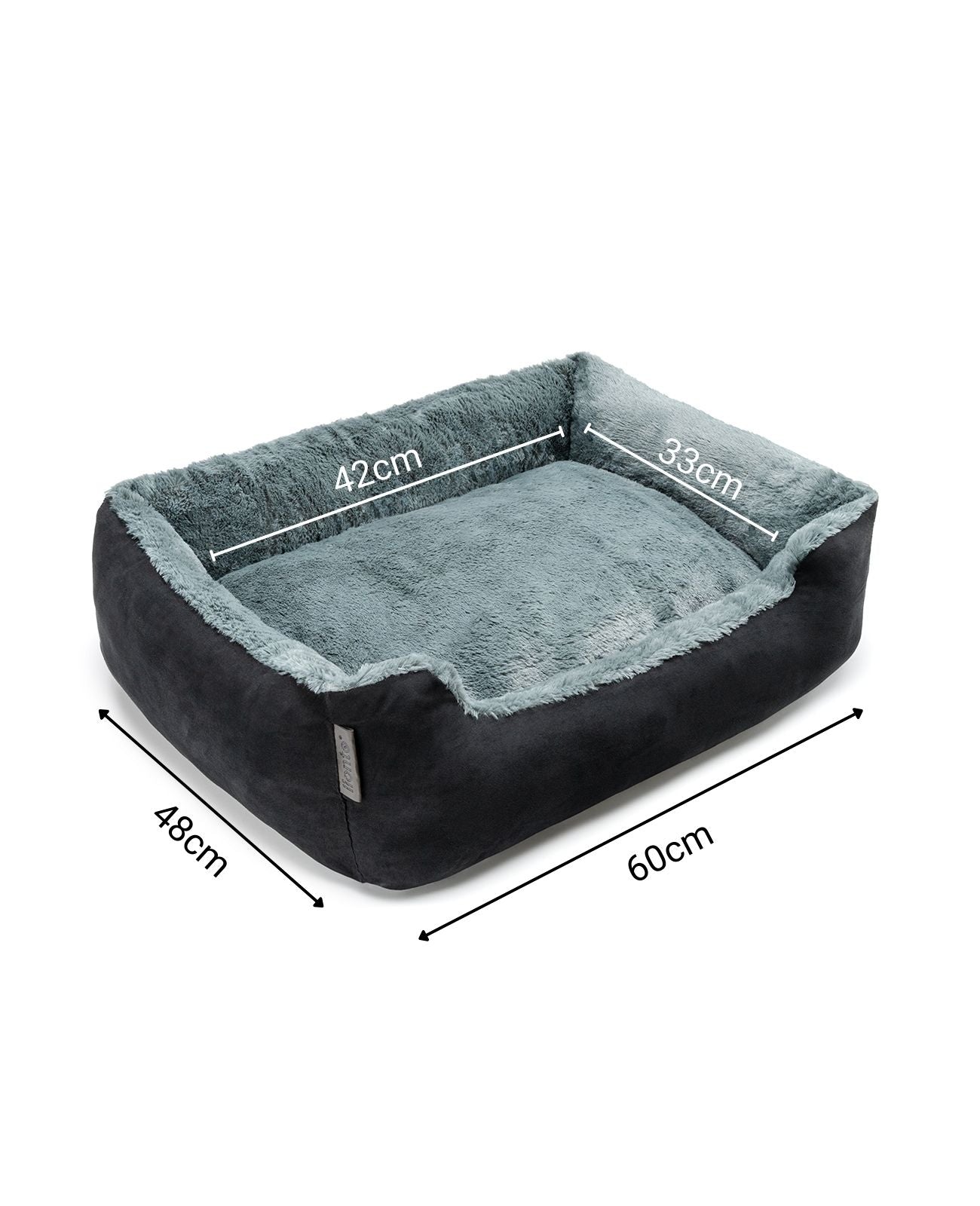 Hundebett mit Wendekissen