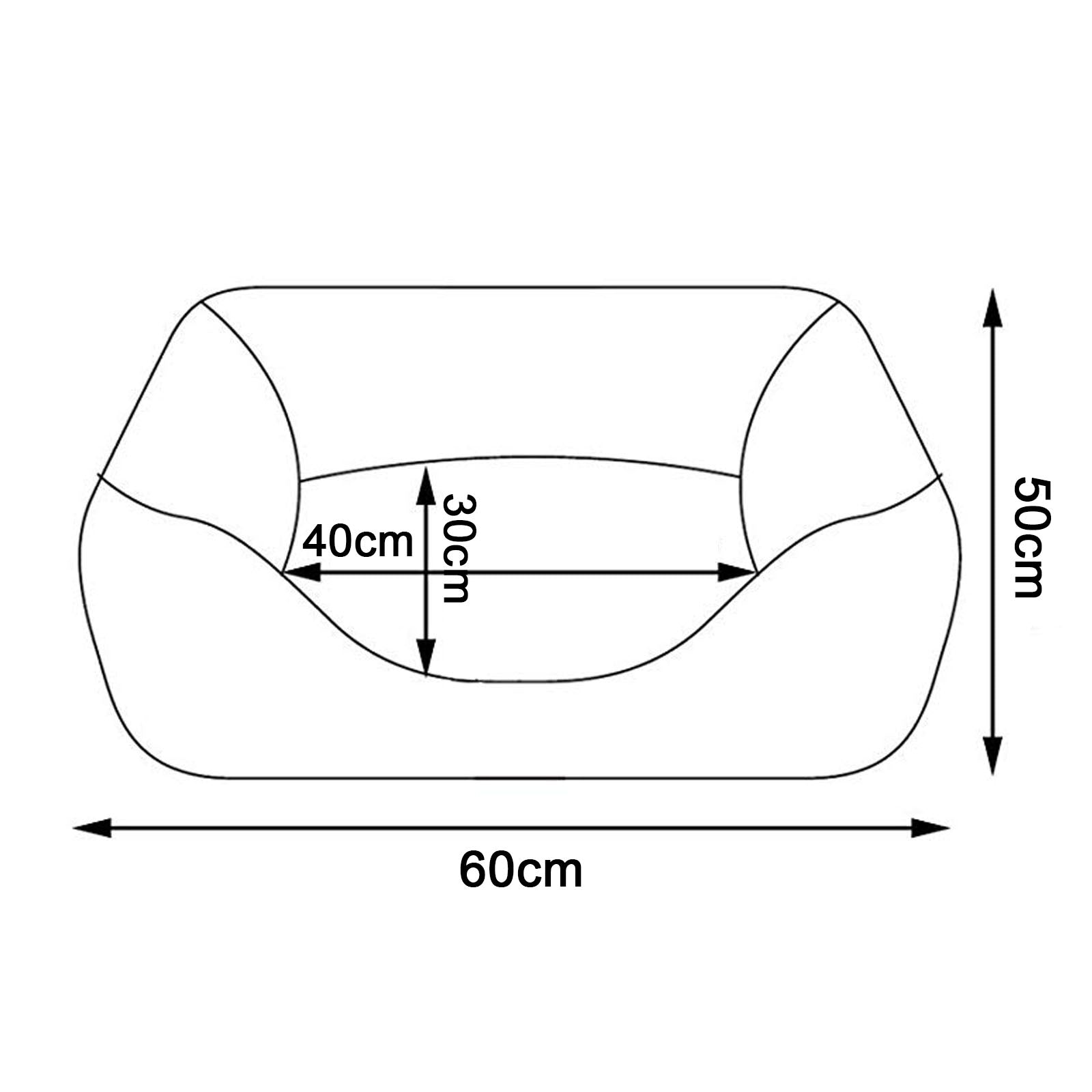 2-in-1 Katzenbett in Wildlederoptik