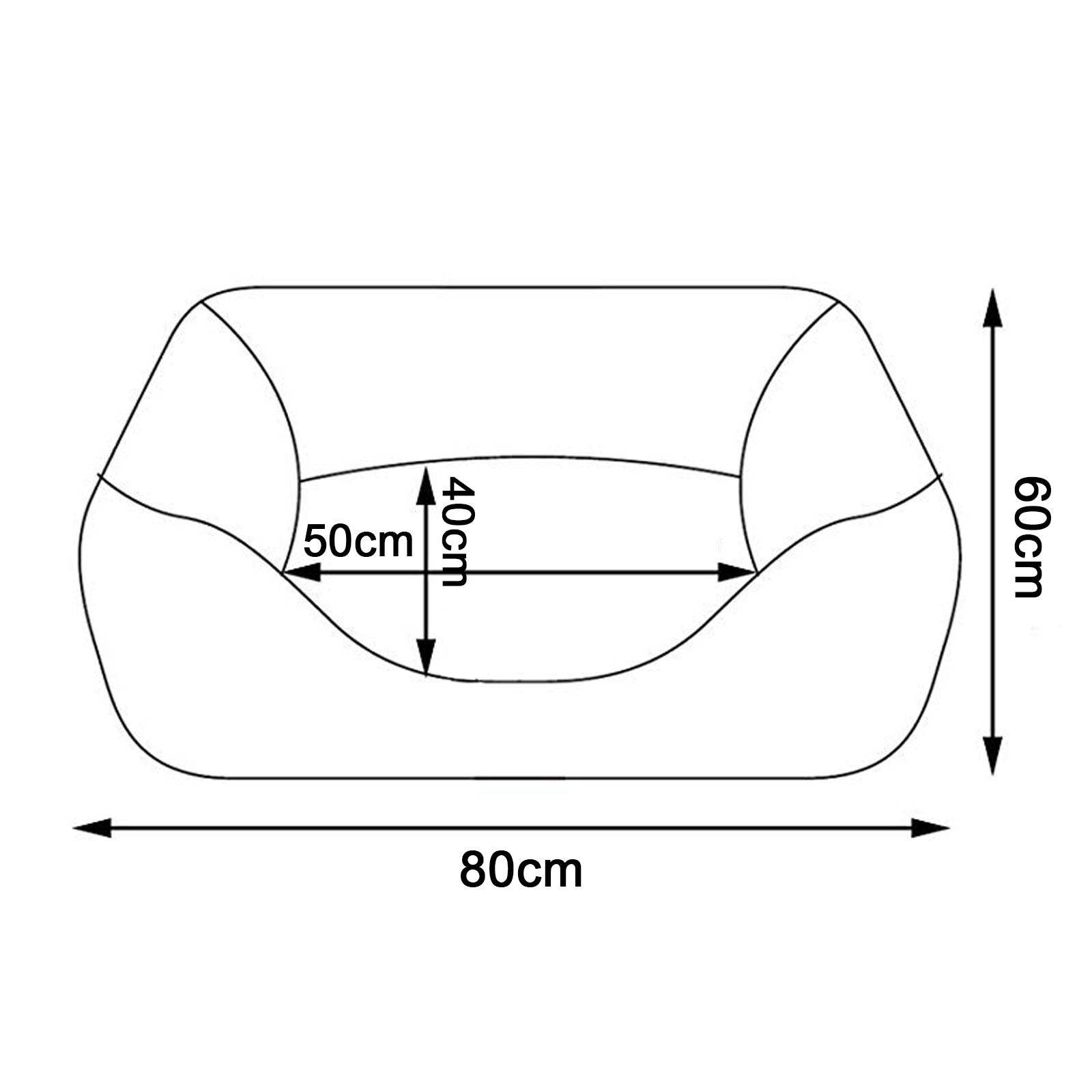 2-in-1 Katzenbett in Wildlederoptik